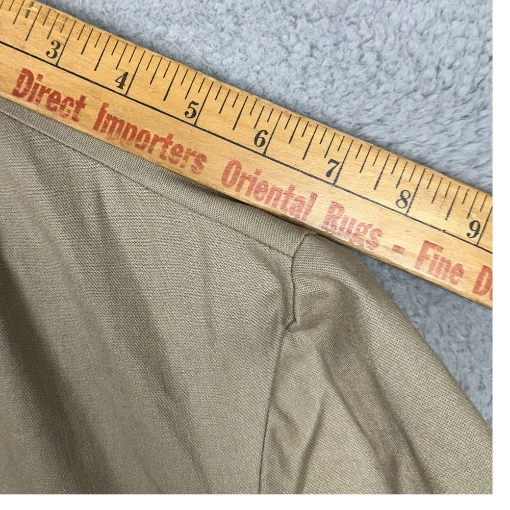 Banana Republic Blazer Men L Mill Valley Tan Safari Italian Cotton Vintage EUC